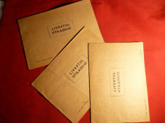 3 Livrete ale Utilajului -nefolosite -anii 1980 foto