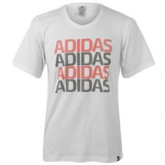 Vand tricou Adidas Repeat Linear QT T Shirt Mens foto