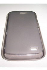 Husa silicon TPU, culoare fumurie, spate semitransparent, smartphone Allview A5 Duo foto