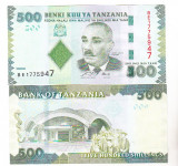Bnk bn Tanzania 500 shillings 2011 unc