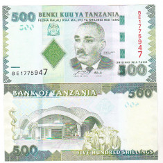 bnk bn Tanzania 500 shillings 2011 unc