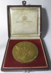 [ - H - ] Medalie 1944 Federatia Romana de Tir Cutie originala! Rara! foto