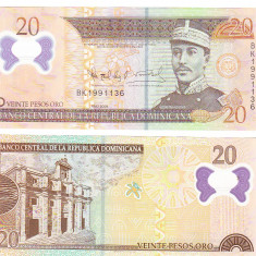 bnk bn Republica Dominicana 20 pesos 2009 (2010) unc , polimer