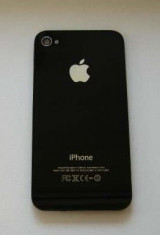 Carcasa Capac Spate Apple iPhone 4 Black Original foto