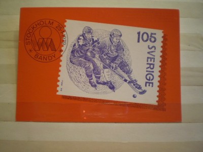 SUEDIA - STOCKOLM 1979 - BANDY - NECIRCULATA. foto
