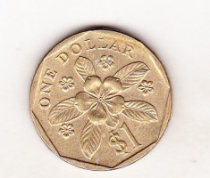 bnk mnd Singapore 1 dollar 1997 foto