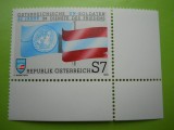 HOPCT AUSTRIA A 30 ANI CASTILOR ALBASTRE AUSTRIECE ONU 1990-1 VAL MNH 440, Militar, Nestampilat