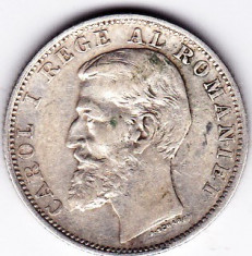 6)Moneda argint 1 leu 1894 foto