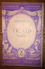 Carte - Corneille - Le cid [1935] foto