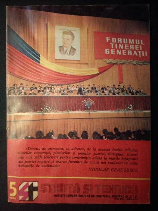 Revista Stiinta si Tehnica Nr. 5 / 1980