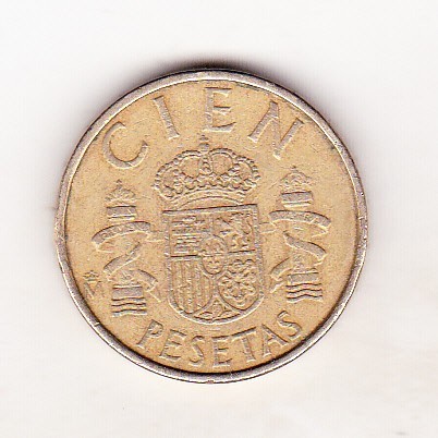 bnk mnd Spania 100 pesetas 1990