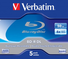 Verbatim Blu-ray Disc 50 GB Set - 5 bucati foto