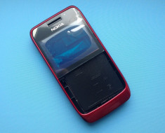 Carcasa rama fata geam mijloc miez corp capac spate capac baterie capac acumulator Nokia E63 NOUA NOU foto