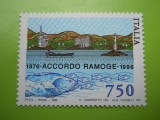 HOPCT ITALIA ACORDULRAMOGE -EMISIUNE FRANTA SI MONACO 1996 -1 VAL MNH 405 C