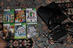 Xbox 360 + kinect + 6 jocuri originale foto
