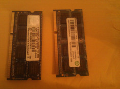 Ramaxel 2X 2GB (4GB total) 8500 DDR3 SODIMM 1066MHz Ram pentru laptop foto