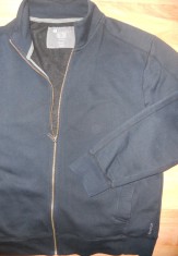 Bluza de trening neagra barbati, bumbac, Decathlon - Marimea XXL foto