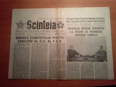 ziarul scanteia 27 mai 1981-intalnirea dintre ceausescu si presedintele spaniei foto
