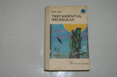 Testamentul incasului - Karl May - Editura Albatros - 1971 foto