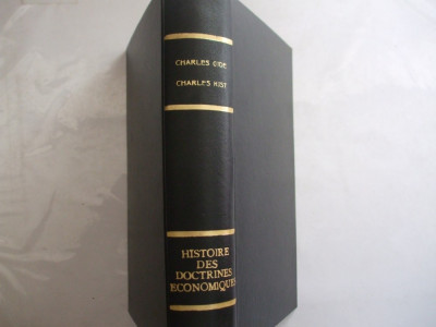 Ch. Guide Ch. Rist Histoire des doctrines economiques Paris 1920 foto