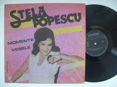 Disc vinil ( vinyl , pick-up ) Momente vesele cu STELA POPESCU (EXE 03355) foto