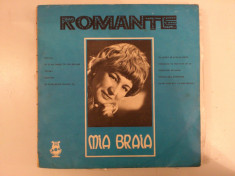 Disc vinil vinyl pick-up MARE Electrecord ROMANTE MIA BRAIA Steluta Ionel Fernic Kanner LP 1976 EPE 0540 rar vechi colectie foto