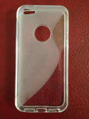 Capac protectie Iphone 5. Husa Iphone 5. Bumper Iphone 5. Silicon transparent. Iphone5 foto