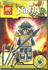 Ninja Black Master, jucarie tip lego master of spinjitzu, Lele Toys, jucarie constructiva foto