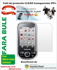 Folie de protectie Samsung Galaxy 5 i5500 MONTAJ iNCLUS in Pret foto