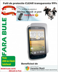 Folie de protectie HTC Desire C MONTAJ iNCLUS in Pret foto