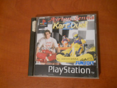 Joc PlayStation 1 Ayrton Sena Kart Duel PAL PS1 foto