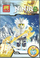 Ninja White Master, jucarie tip lego master of spinjitzu, Lele Toys, jucarie constructiva foto