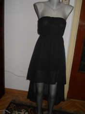 rochie dama neagra voal TERRANOVA -marimea XS foto