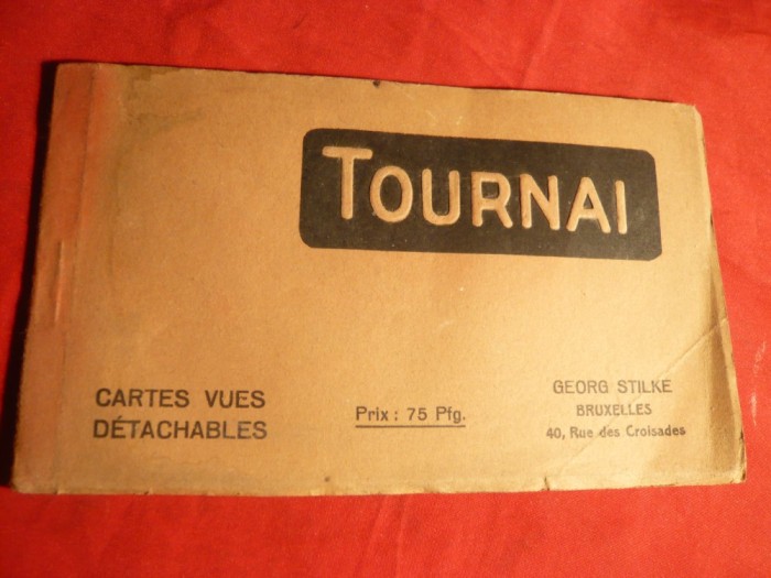 Carnet 10 Vederi Tournai -Belgia cca.1900