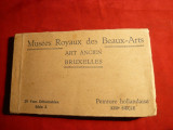 Carnet cu 20 Ilustrate Muzeul Regal de Arte din Bruxelles, Europa, Necirculata, Printata
