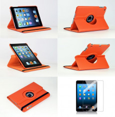 Husa Rotativa 360 grade Apple iPad Mini Orange foto