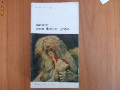 n1 Saturn.Eseu despre Goya - Andre Malraux foto