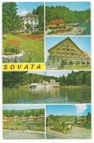 Carte postala(ilustrata)-SOVATA-colaj, Circulata, Printata