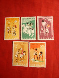 Serie- Pt.Copii Suriname 1966 , 5 val.