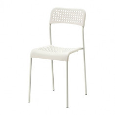 IKEA - ADDE scaune plastic SIGILATE cadru metal NOI albe / negre CANTITATE + MULTE PRODUSE IKEA ORIGINALE + Garantez cel mai bun pret de pe OKAZII !! foto