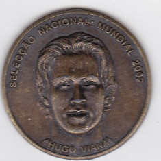 Medalia Campionatul National-Mondial de Fotbal 2002 , Portugalia cu portretu lui : Hugo Viana