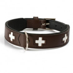 Zgarda caine piele Halsband Swiss HUNTER foto