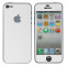 Folie full body fata spate Apple iPhone 5 5S White