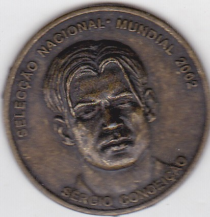 Medalia Campionatul National-Mondial de Fotbal 2002 , Portugalia cu portretu lui : Sergio Conceicao