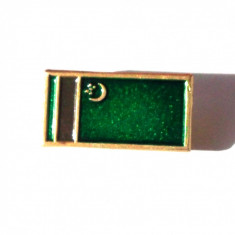 TURKMENISTAN INSIGNA STEAG DRAPEL - 7 x 23 mm ** foto