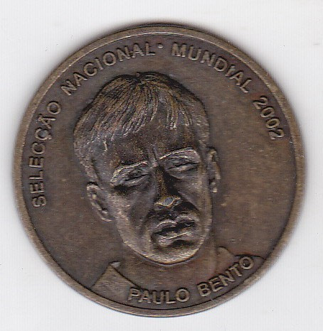 Medalia Campionatul National-Mondial de Fotbal 2002 , Portugalia cu portretu lui : Paulo Bento