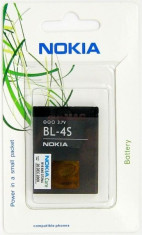 Acumulator baterie BL-4S Li-Ion 860mA Nokia 2680 Slide, 3600 Slide, 3710 Fold, 6208 Classic, 7100 Supernova 7020, 7610 X3-02 Touch and Type Originala foto