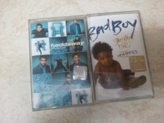 PACHET CASETE HADDAWAY SI BAD BOY foto