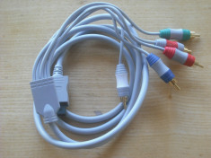Vand cablu conectare tv model component / hdtv pentru consola nintendo wii foto