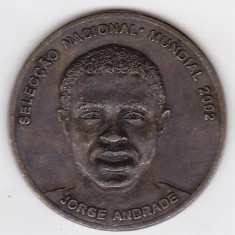 Medalia Campionatul National-Mondial de Fotbal 2002 , Portugalia cu portretu lui : Jorge Andrade